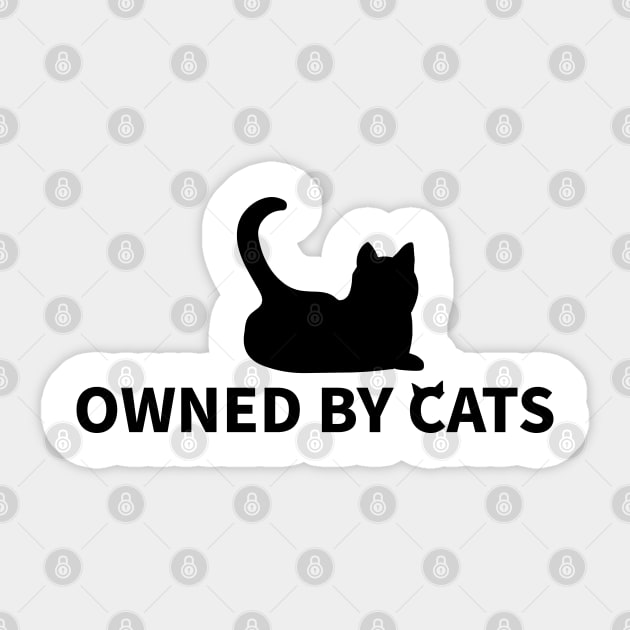 OWNED BY CATS Sticker by MoreThanThat